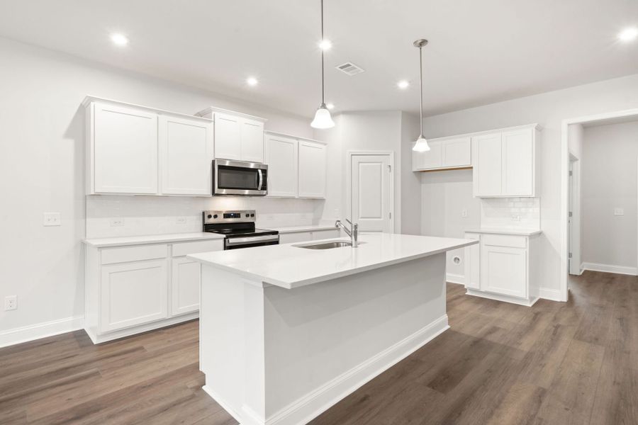 Furnished interior view inside a new home in Waterways, Richmond Hill (Image 6).
