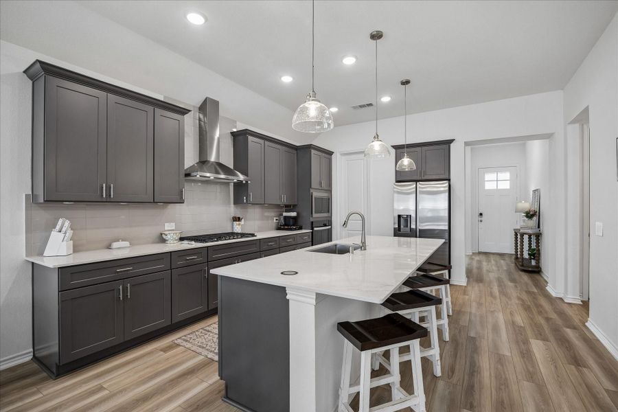 Furnished interior view inside a new home in Montgomery Bend, Montgomery (Image 15).