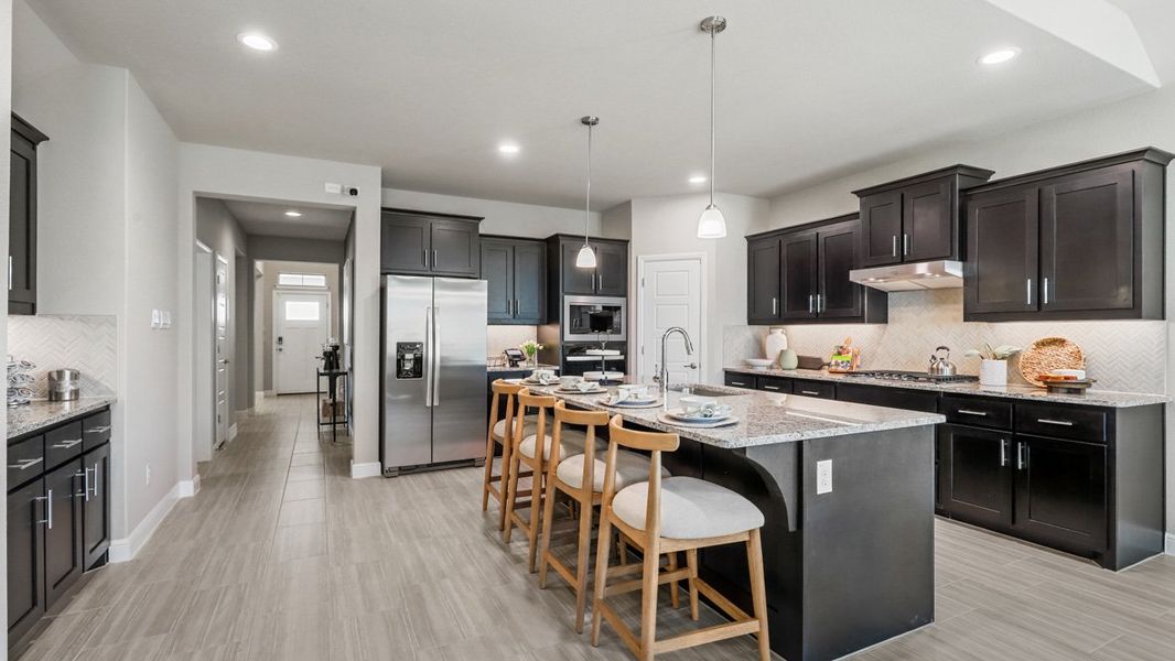 Furnished interior view inside a new home in Treeline, Justin (Image 4).