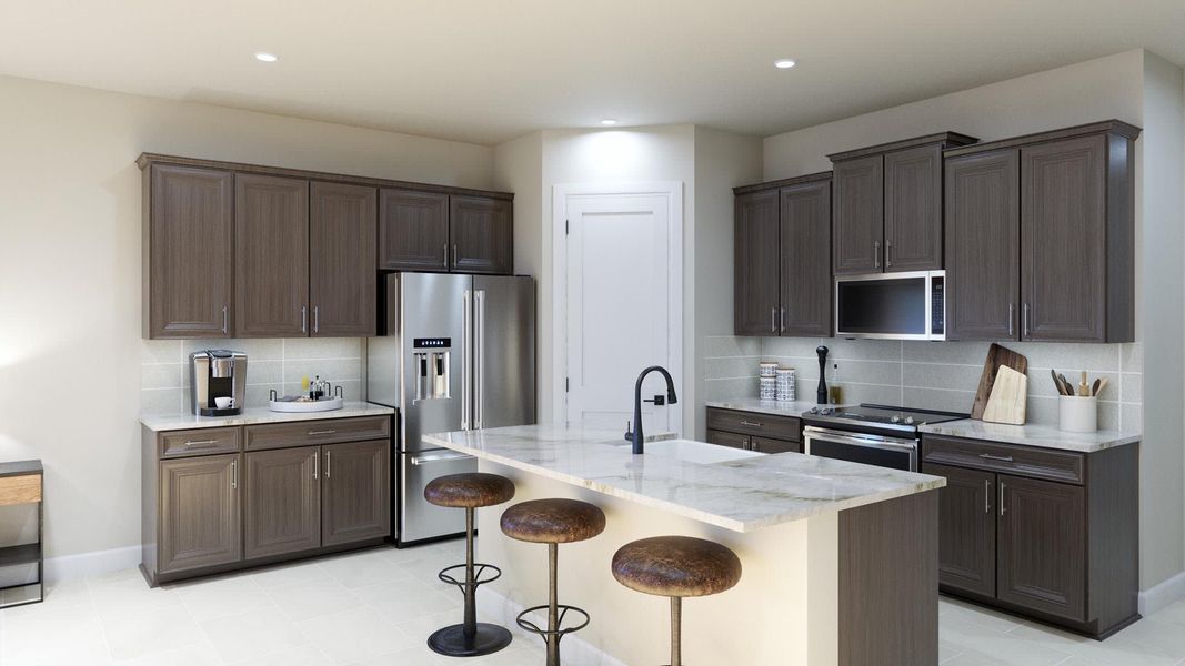 Kitchen | Maple at Cypress Bluff in Groveland, FL by Landsea Homes