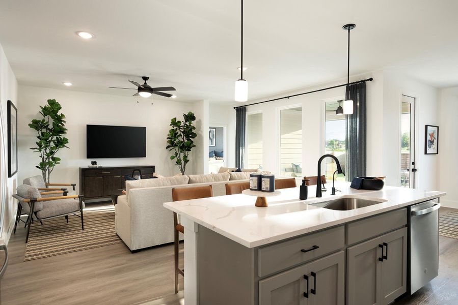 Furnished interior view inside a new home in Parkton Square, Kyle (Image 17). Furnished interior view inside a new home in Parkton Square, Kyle (Image 17).