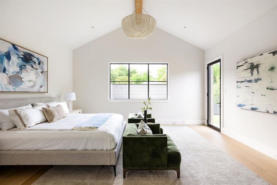 Furnished interior view inside a new home in , Dallas (Image 9).