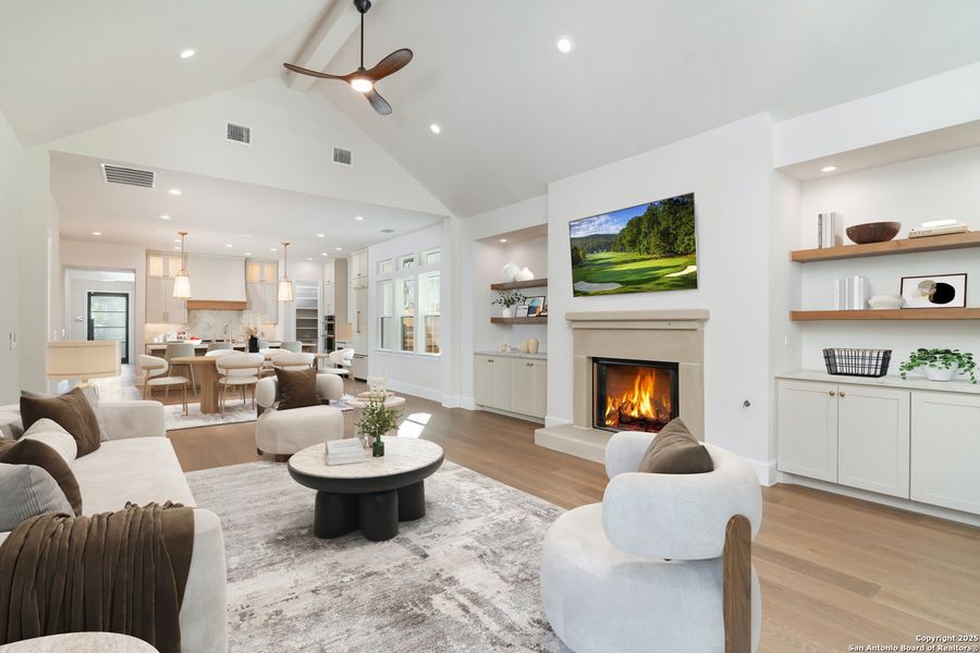Furnished interior view inside a new home in , San Antonio (Image 9).