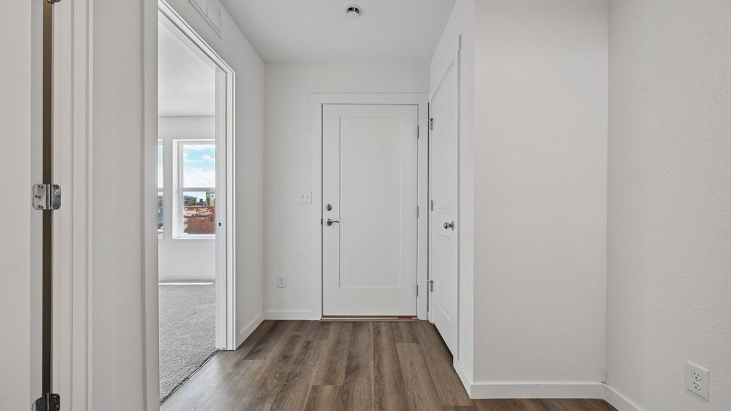 Furnished interior view inside a new home in Windler Townhomes, Aurora (Image 11). Furnished interior view inside a new home in Windler Townhomes, Aurora (Image 11).