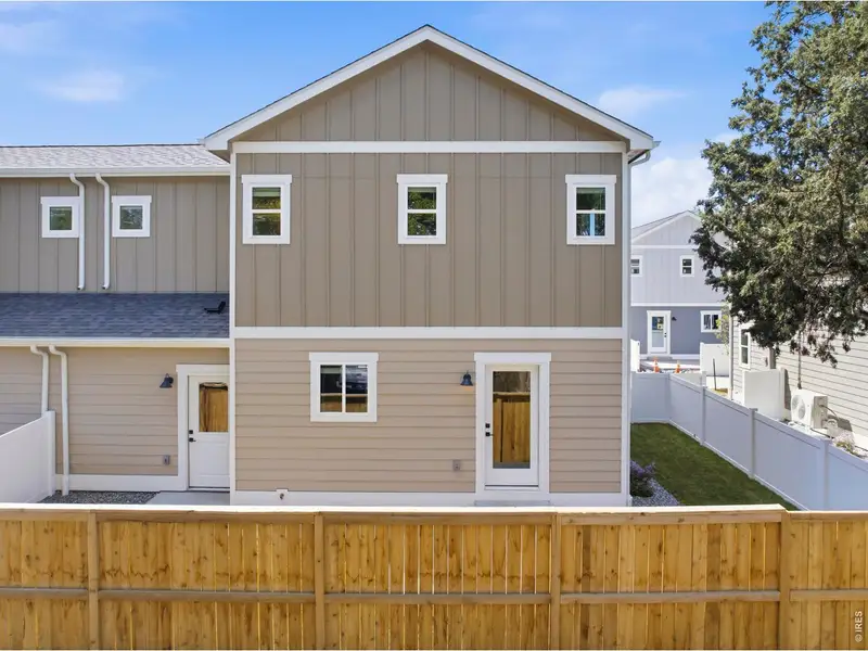 Exterior details and patio area of a home in , Loveland (Image 3).