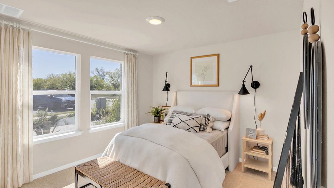 Representative furnished interior of a home built from the The Irvine by D.R. Horton in Monarch Ranch, Manor (Image 5). Representative furnished interior of a home built from the The Irvine by D.R. Horton in Monarch Ranch, Manor (Image 5).