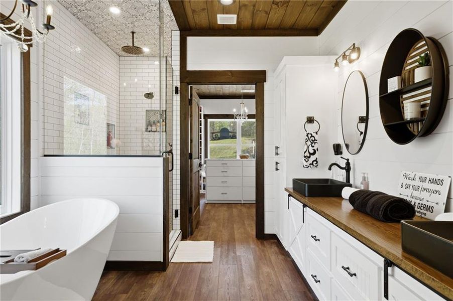 Furnished interior view inside a new home in , Talking Rock (Image 53).