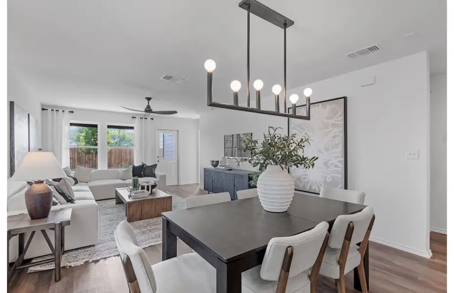 Representative furnished interior of a home built from the Beeville by Centex in Horizon Ridge, San Antonio (Image 10).
