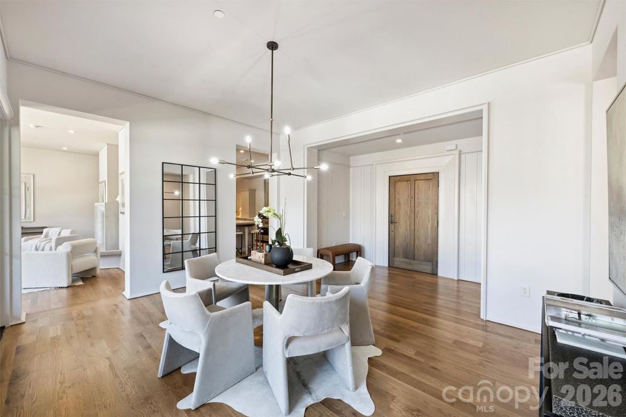 Furnished interior view inside a new home in , Charlotte (Image 6).