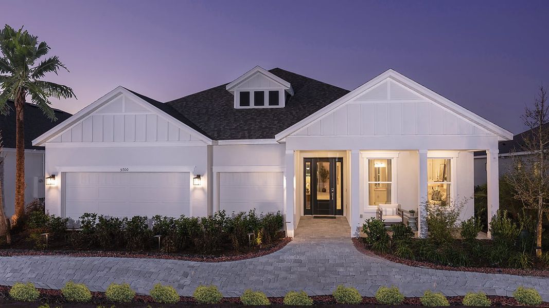 Representative exterior photo of a completed home built from the Cascata by Taylor Morrison in Skye Ranch Community Group Page, Sarasota, FL (Image 25).