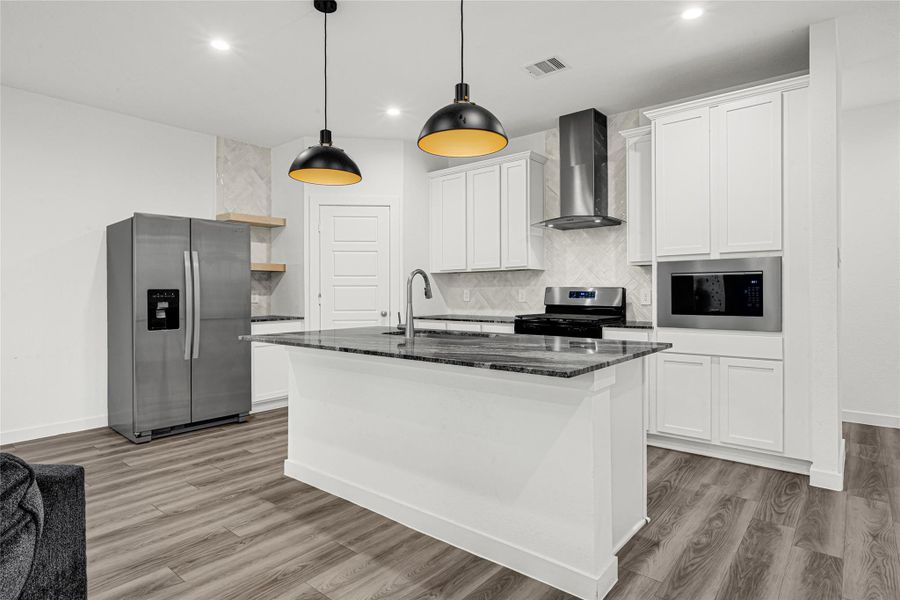 Furnished interior view inside a new home in , Houston (Image 8).