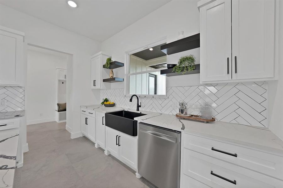 Furnished interior view inside a new home in , Celeste (Image 8).