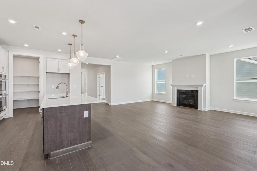 Actual Home - Kitchen to Living Room Actual Home - Kitchen to Living Room