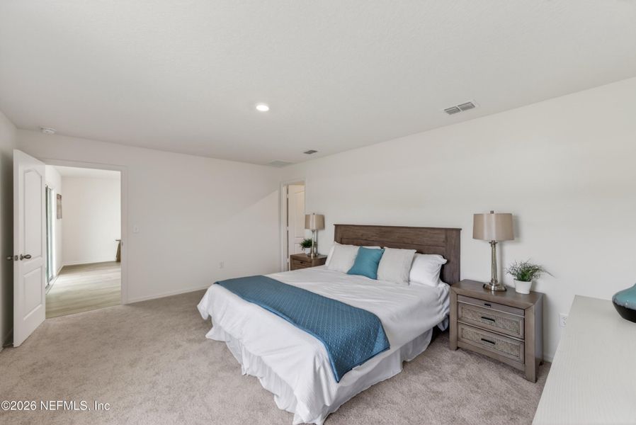 Furnished interior view inside a new home in Westport Landing, Jacksonville (Image 16).