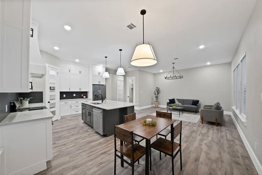 Furnished interior view inside a new home in , Fort Worth (Image 14).