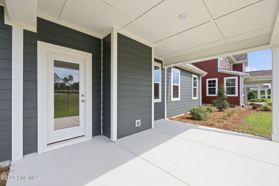 Exterior details and patio area of a home in Legacy Lakes, Aberdeen (Image 4).