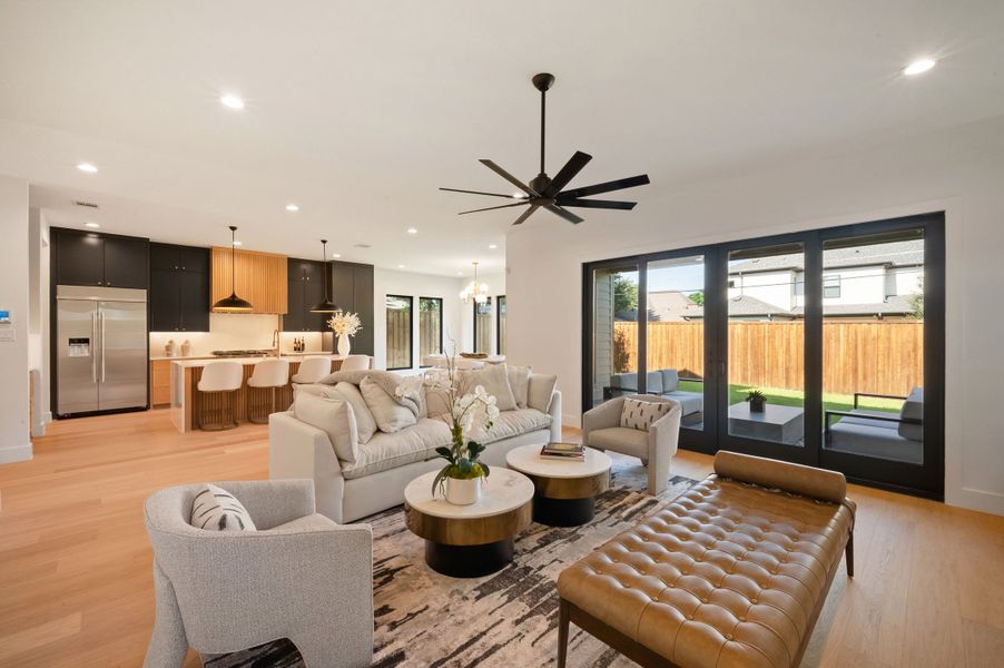 Furnished interior view inside a new home in , Dallas (Image 11).