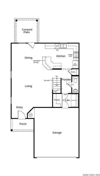 2D floor plan layout of this home in Punta Verde, Converse, TX (Image 2). 2D floor plan layout of this home in Punta Verde, Converse, TX (Image 2).