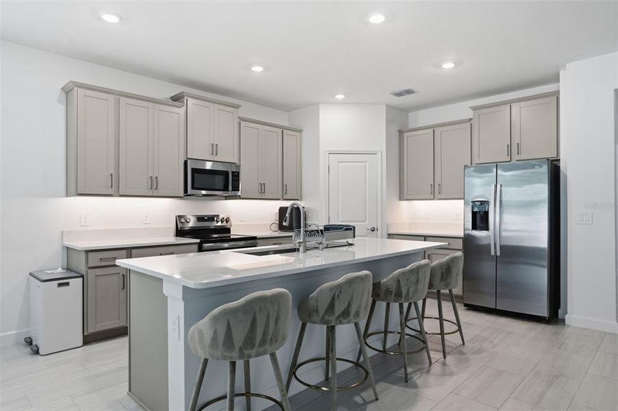 Furnished interior view inside a new home in Mirada Active Adult, San Antonio (Image 14).