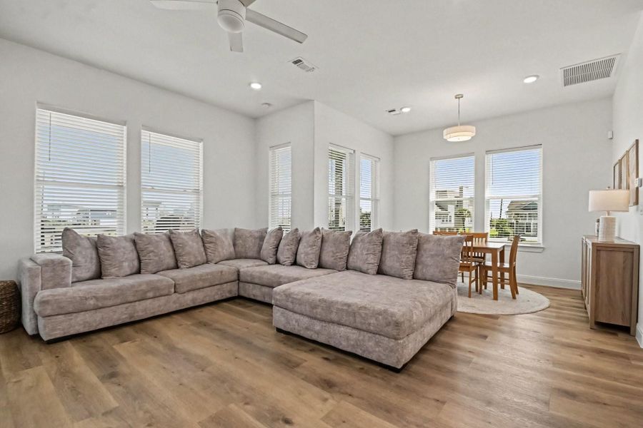 Furnished interior view inside a new home in , Galveston (Image 10).
