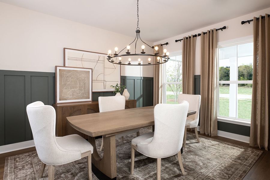 Representative furnished interior of a home built from the Continental by Pulte Homes in Glenview Farms, Murfreesboro (Image 8). Representative furnished interior of a home built from the Continental by Pulte Homes in Glenview Farms, Murfreesboro (Image 8).