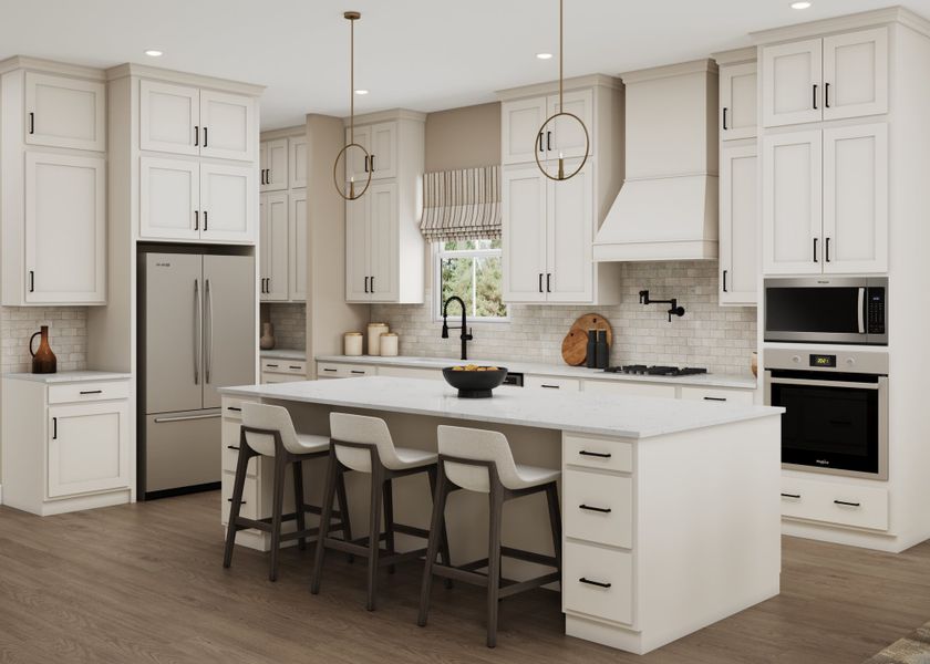Furnished interior view inside a new home in Estates at Daves Creek, Cumming (Image 4).