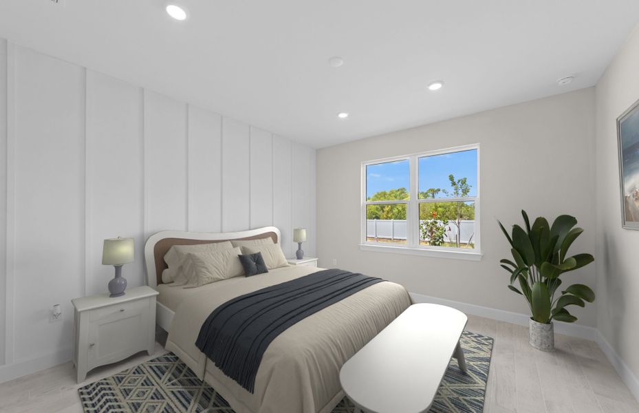 Furnished interior view inside a new home in Shores at Stillwater, Englewood (Image 14).
