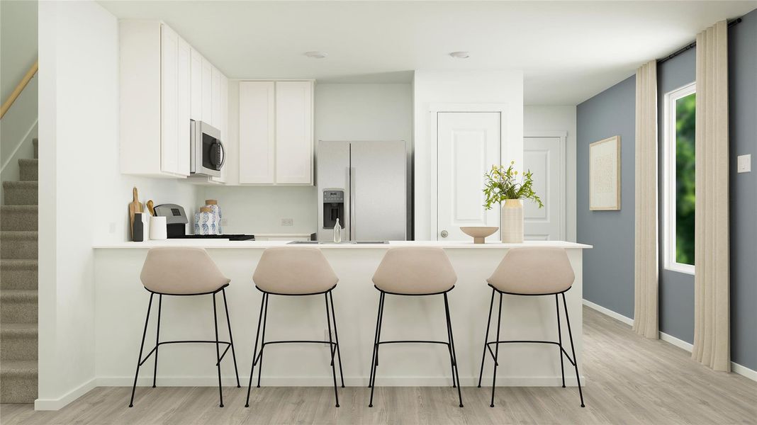 Furnished interior view inside a new home in The Grand Prairie, Hockley (Image 6).