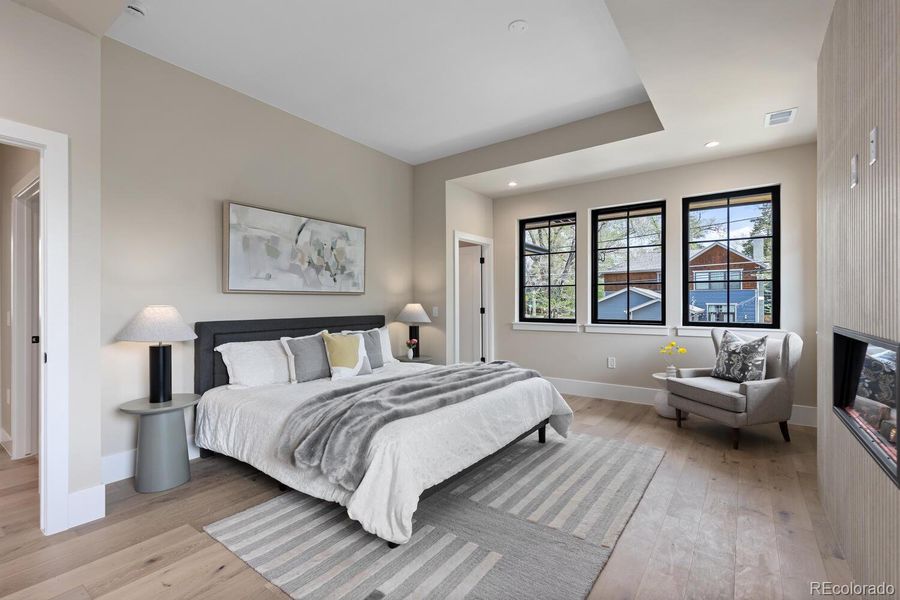 Furnished interior view inside a new home in , Denver (Image 6).