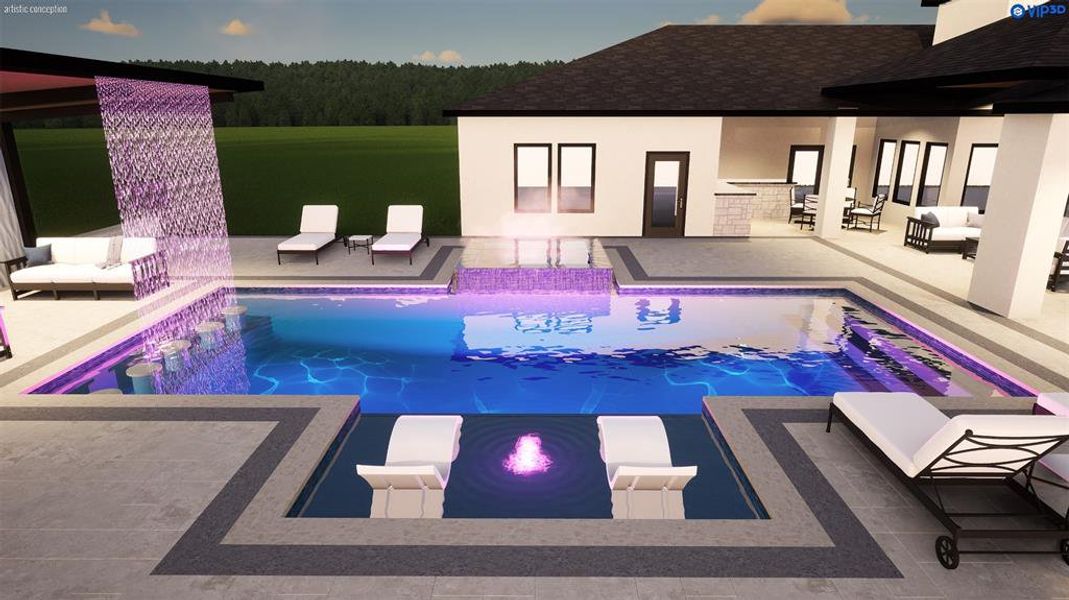 Pool Rendering- Pool not included