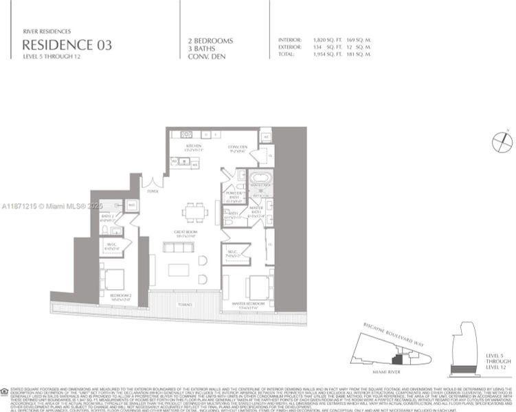 2D floor plan layout of this home in , Miami, FL (Image 3).