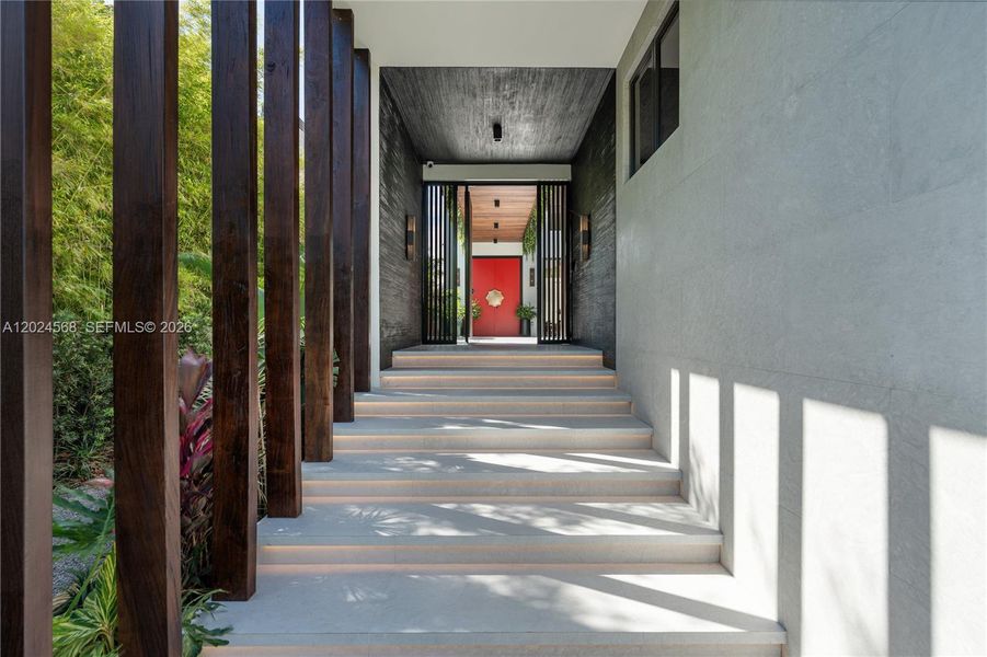 Exterior details and patio area of a home in , Miami Beach (Image 26).