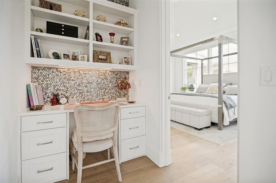 Furnished interior view inside a new home in The Residences, Irving (Image 15).