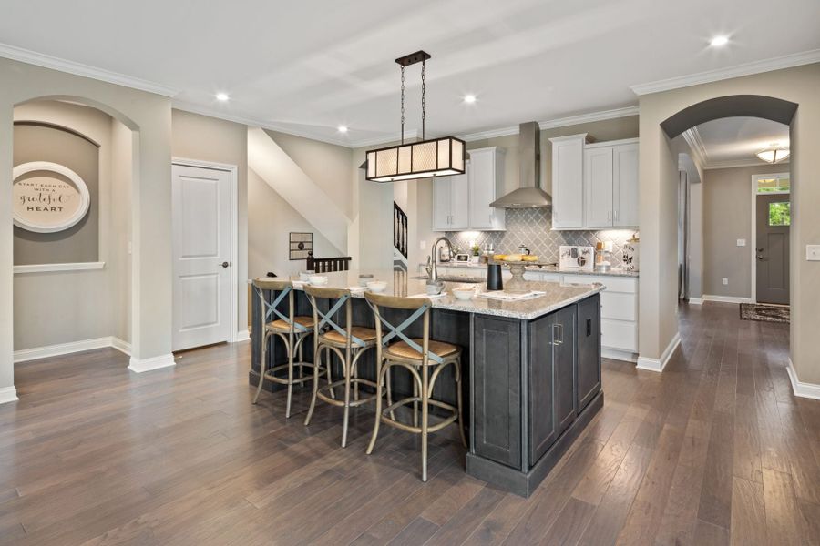 Representative furnished interior of a home built from the Everett by Fischer Homes in Stonehaven, Hoschton (Image 5).