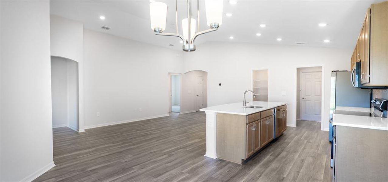 Furnished interior view inside a new home in Lakeside Preserve, Lakeland (Image 6).