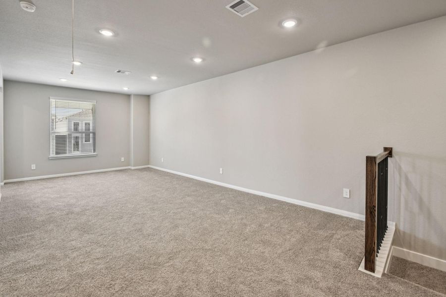 Spacious, unfurnished interior of a new home in Spring Brook Village - Luxe Series, Houston (Image 17).