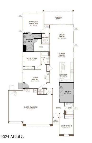 S@RR- lot 3 emerald model - floorplan