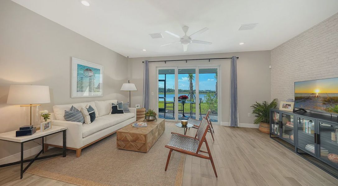 Representative furnished interior of a home built from the Avery by Neal Communities in SkySail, Naples (Image 30).