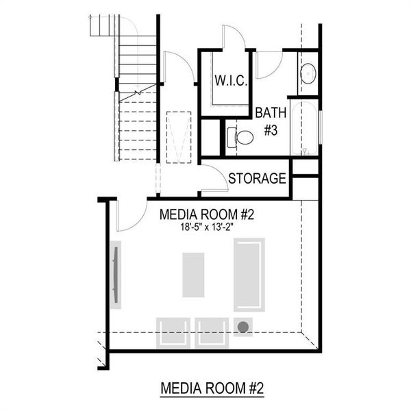 2D floor plan layout of this home in Painted Tree, McKinney, TX (Image 3). 2D floor plan layout of this home in Painted Tree, McKinney, TX (Image 3).