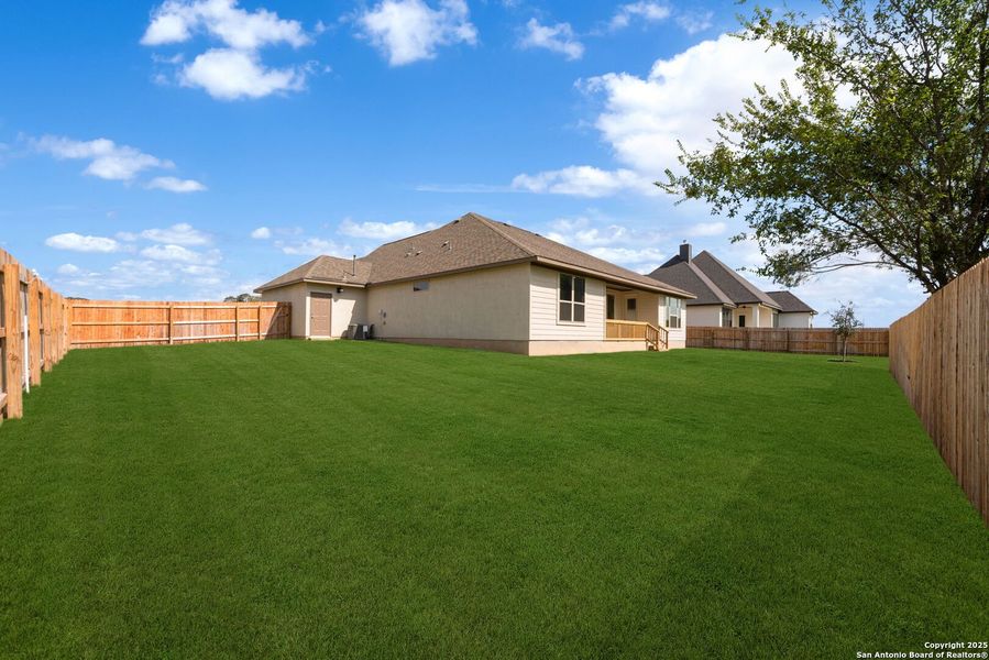 Exterior details and patio area of a home in , Castroville (Image 4). Exterior details and patio area of a home in , Castroville (Image 4).
