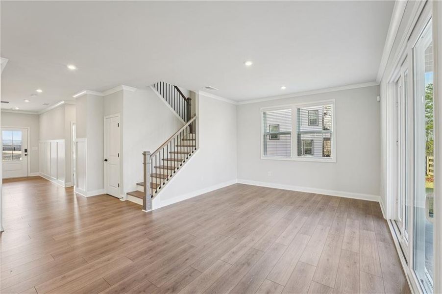 Spacious, unfurnished interior of a new home in Tiberon Woods, Cumming (Image 61). Spacious, unfurnished interior of a new home in Tiberon Woods, Cumming (Image 61).