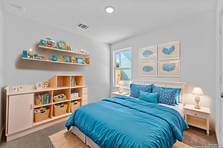 Furnished interior view inside a new home in Waterwheel: Cottage Collection, San Antonio (Image 9).