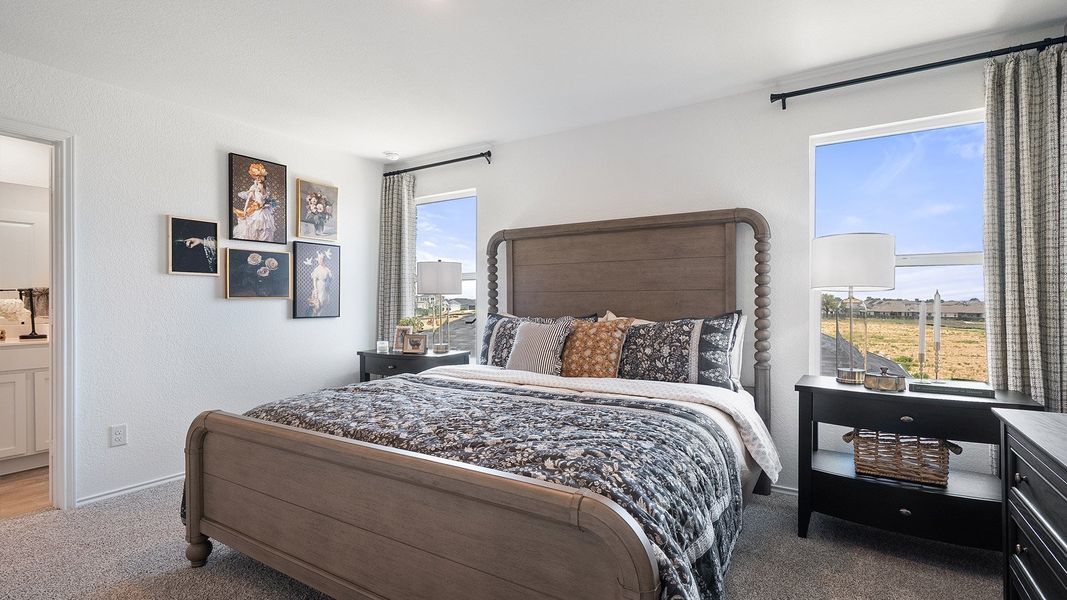 Furnished interior view inside a new home in Valverde, Bastrop (Image 20).