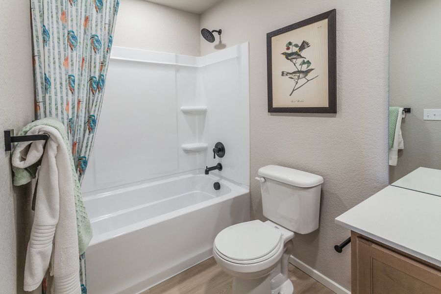 Representative furnished interior of a home built from the Clemens by Hartford Homes in Bloom, Fort Collins (Image 48).