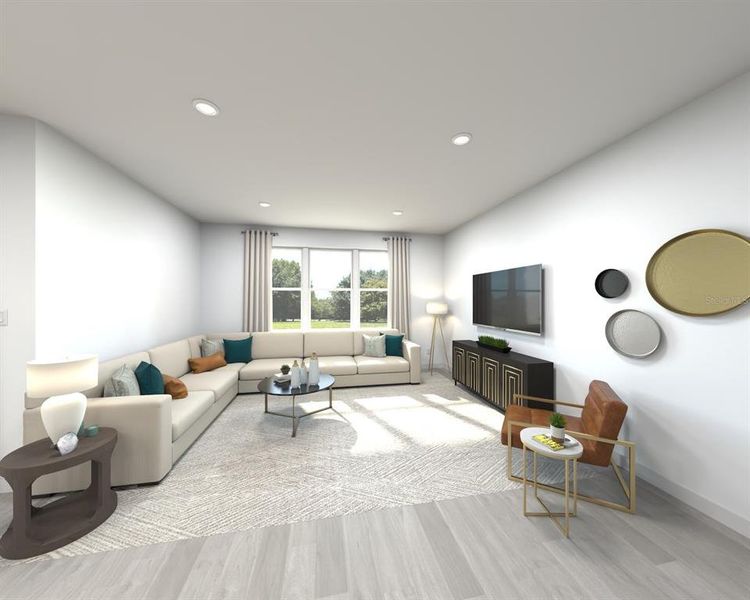 Furnished interior view inside a new home in Coasterra - Reserve Series, Palmetto (Image 9).