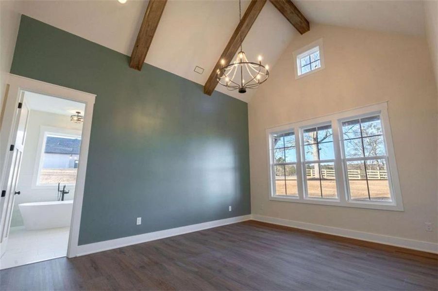 Spacious, unfurnished interior of a new home in , Monroe (Image 47).