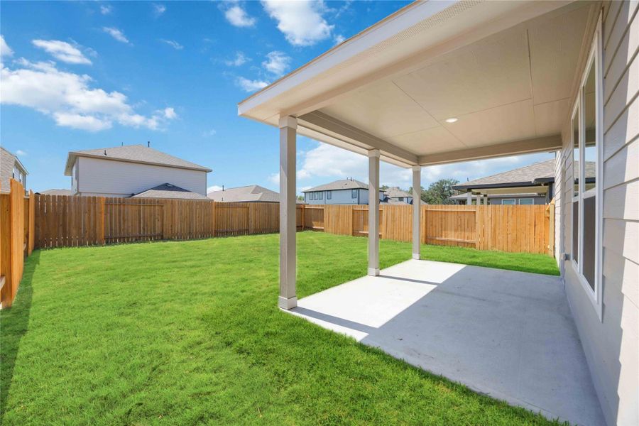 Exterior details and patio area of a home in Bluebonnet Village, Bellville (Image 2). Exterior details and patio area of a home in Bluebonnet Village, Bellville (Image 2).