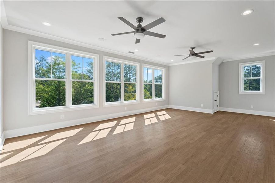 Spacious, unfurnished interior of a new home in , Milton (Image 24).