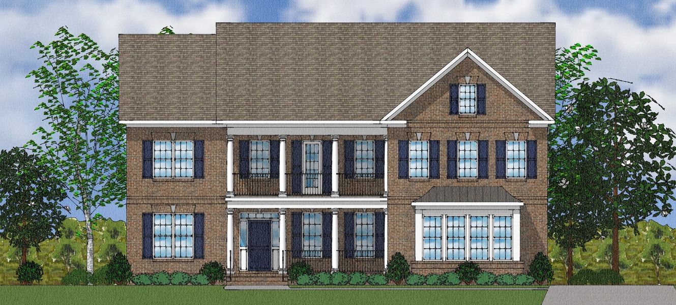 Representative exterior photo of a completed home built from the Rutledge II - Elite Collection by Mungo Homes in Suter Estates, Easley, SC (Image 39).