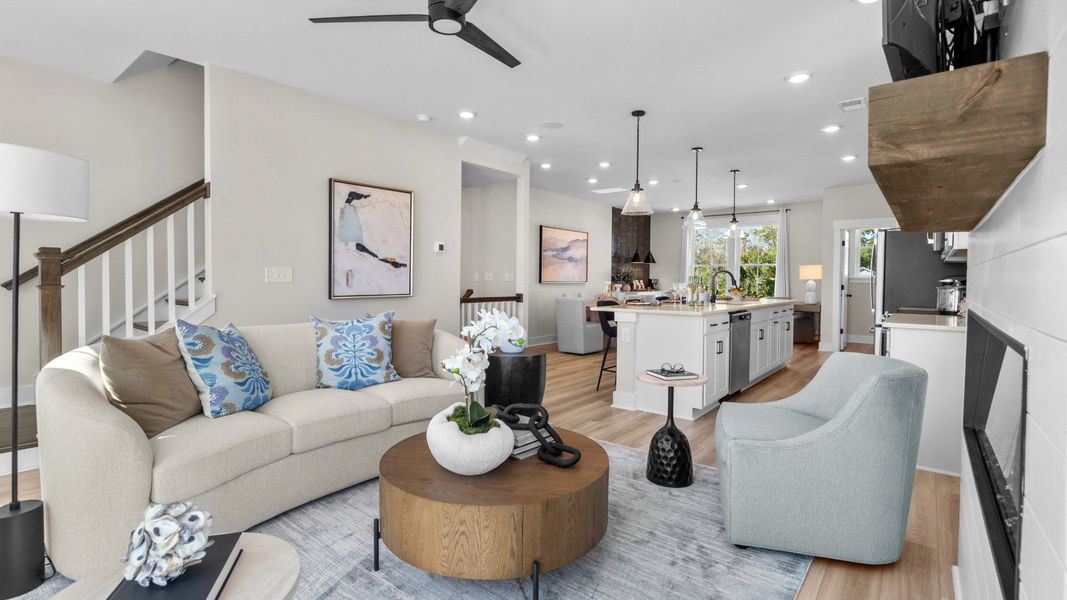 Furnished interior view inside a new home in Seabreeze Crossing, Little River (Image 24). Furnished interior view inside a new home in Seabreeze Crossing, Little River (Image 24).